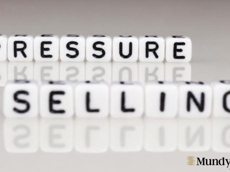 Pressure selling